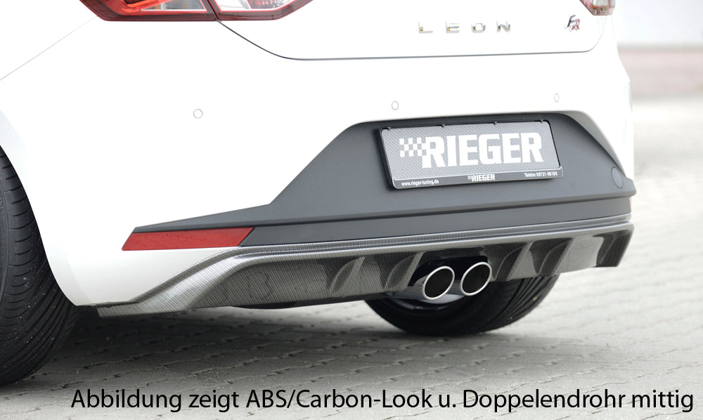 Rieger 00027008 SEAT 5F Leon FR Rear Diffuser