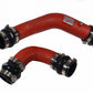 INJEN SES INTERCOOLER PIPES (WRINKLE RED) - SES1582ICPWR