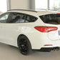 Rieger 00088243 Ford DEH Focus 4 Rear Diffuser for Twin Tailpipe Left & Right (Inc. Focus 4 ST) - Glossy Black