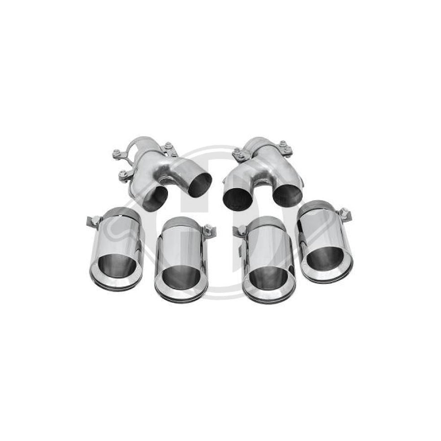 DIEDERICHS 4122601 Exhaust tip for BMW 5 Series Chrome, Stainless Steel, Left, Right