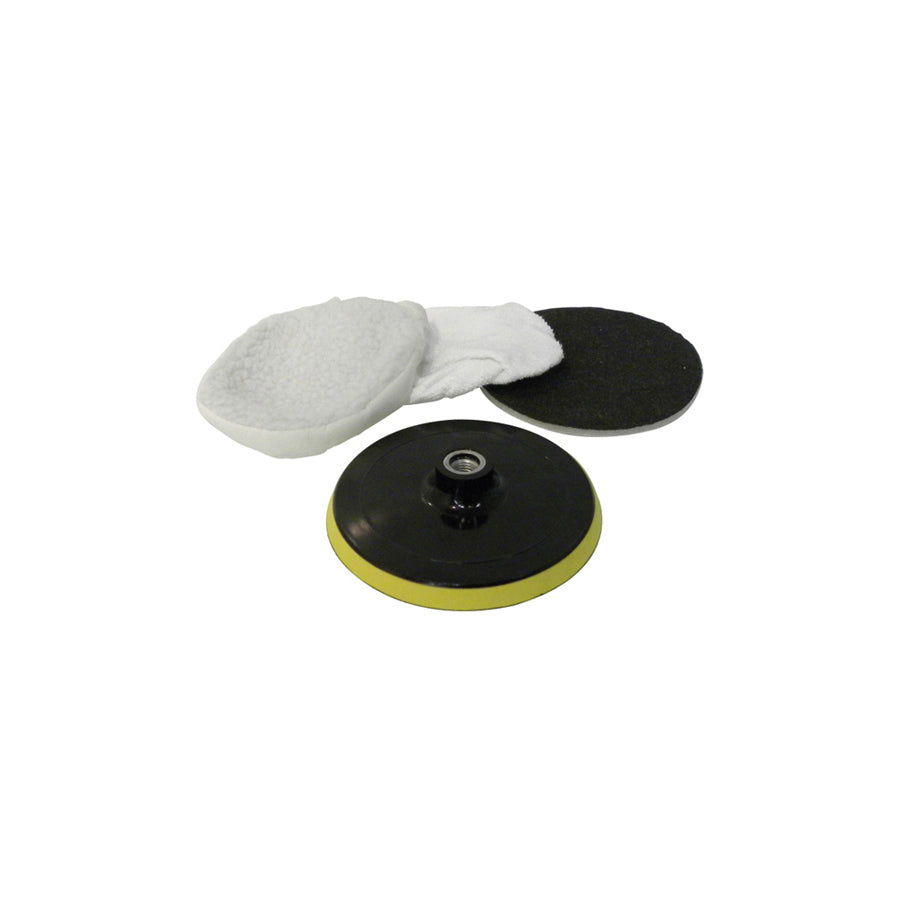 Carpoint Polishing Disc Set, 150Mm 3Pcs