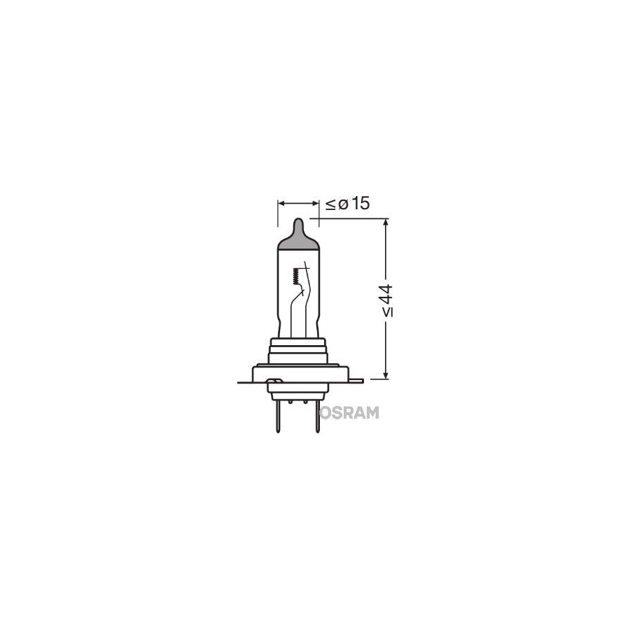 OSRAM COOL BLUE HYPER+ 62210CBH+-HCB Bulb, spotlight Socket Bulb 12V 55W PX26d 5000K Halogen