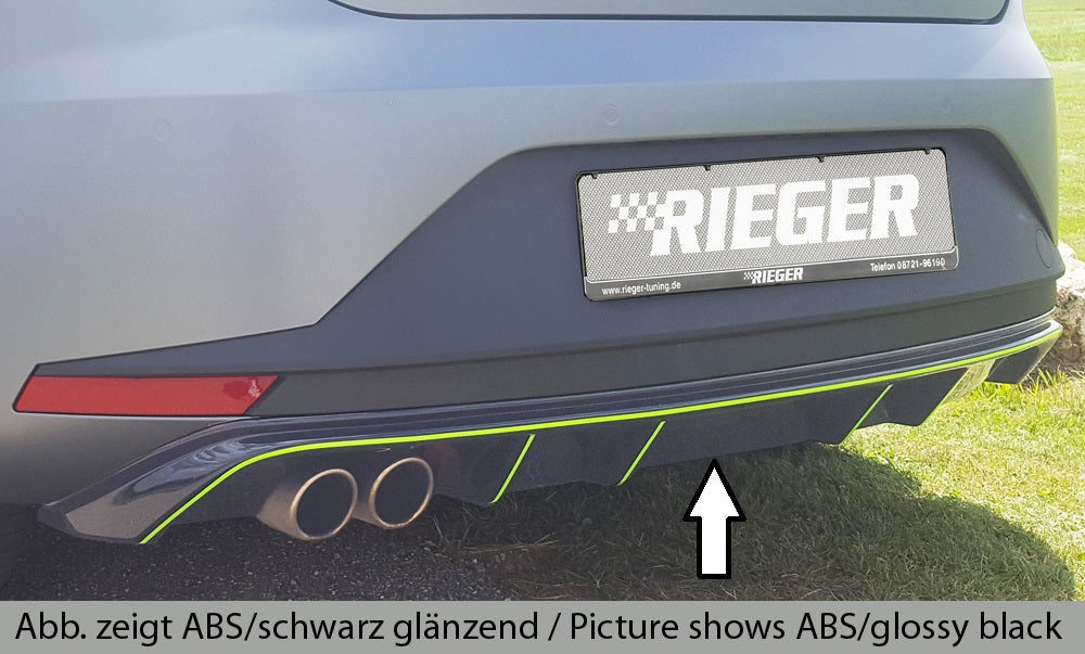 Rieger 00027007 SEAT 5F Leon FR Rear Diffuser