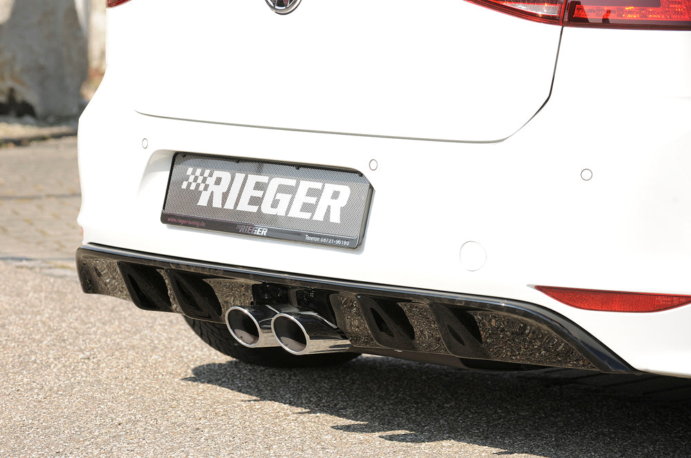 Rieger 00088093 VW Mk7 Golf Rear Diffuser