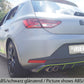 Rieger 00027007 SEAT 5F Leon FR Rear Diffuser for Twin Tailpipe Left -  Matte Black
