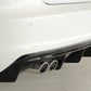 Rieger 00088100 Audi 8V A3 Rear Diffuser for Twin Tailpipe Left - Glossy Black