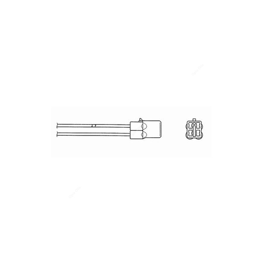 NTK Lambda Sensor - Oxygen / O2 Sensor OZA743-EE1 (NGK 97037)