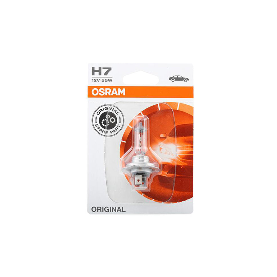 OSRAM ORIGINAL 64210-01B Bulb, spotlight H7 12V 55W PX26d 3200K Halogen