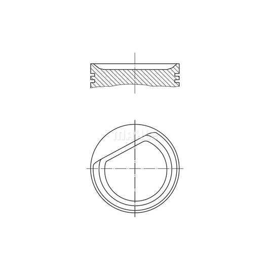 MAHLE ORIGINAL 001 26 01 Piston 80,25 mm, without cooling duct