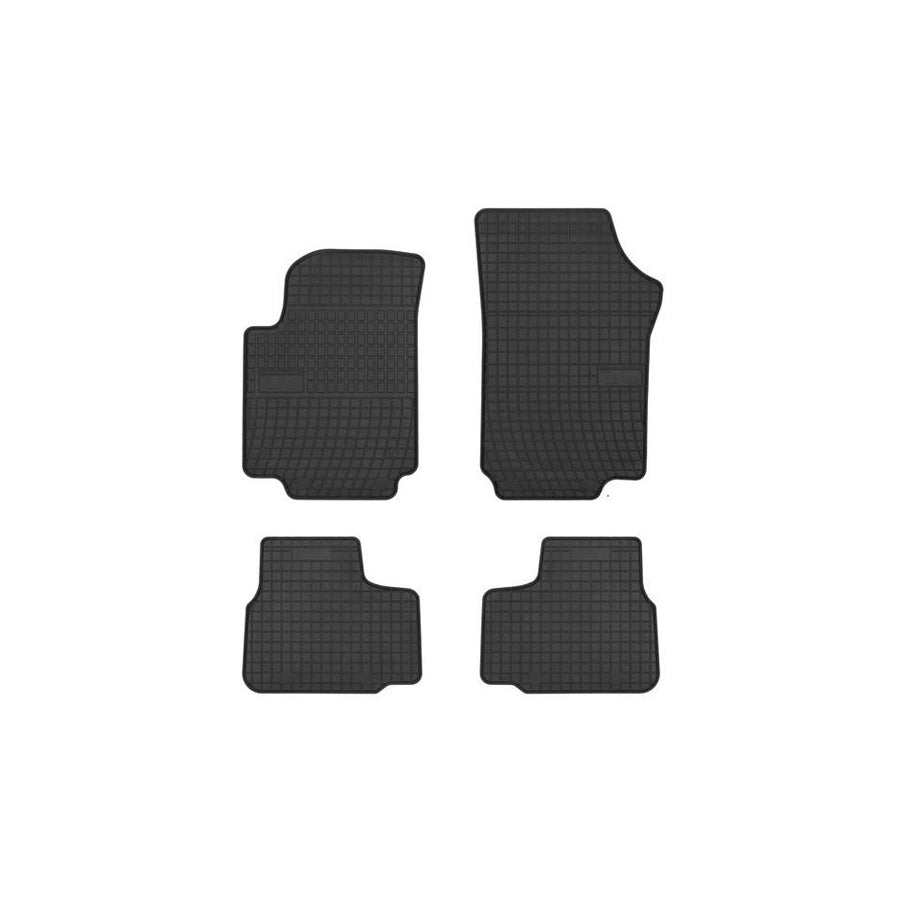 FROGUM Tailored 0399 Floor mat set Elastomer, Front and Rear, Quantity: 4, Black, (LHD)