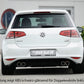 Rieger 00059559 VW Mk7 Golf Rear Diffuser for Twin Tailpipe Centre -  Matte Black