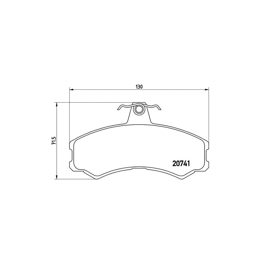Brembo P A6 024 Brake Pad Set Excl Wear Warning Contact With Brake Caliper Screws