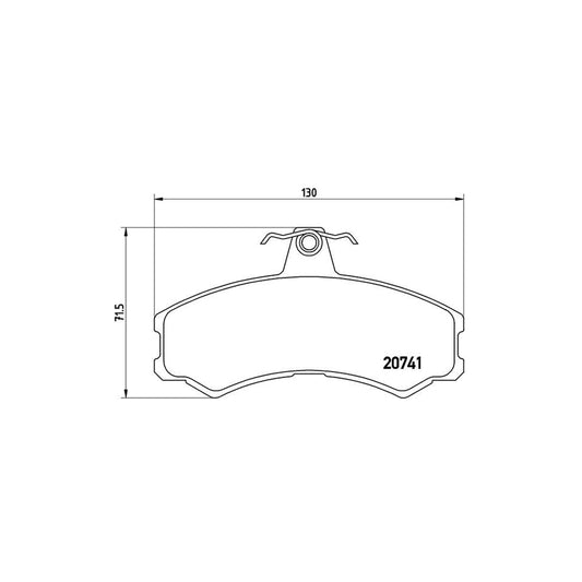Brembo P A6 024 Brake Pad Set Excl Wear Warning Contact With Brake Caliper Screws