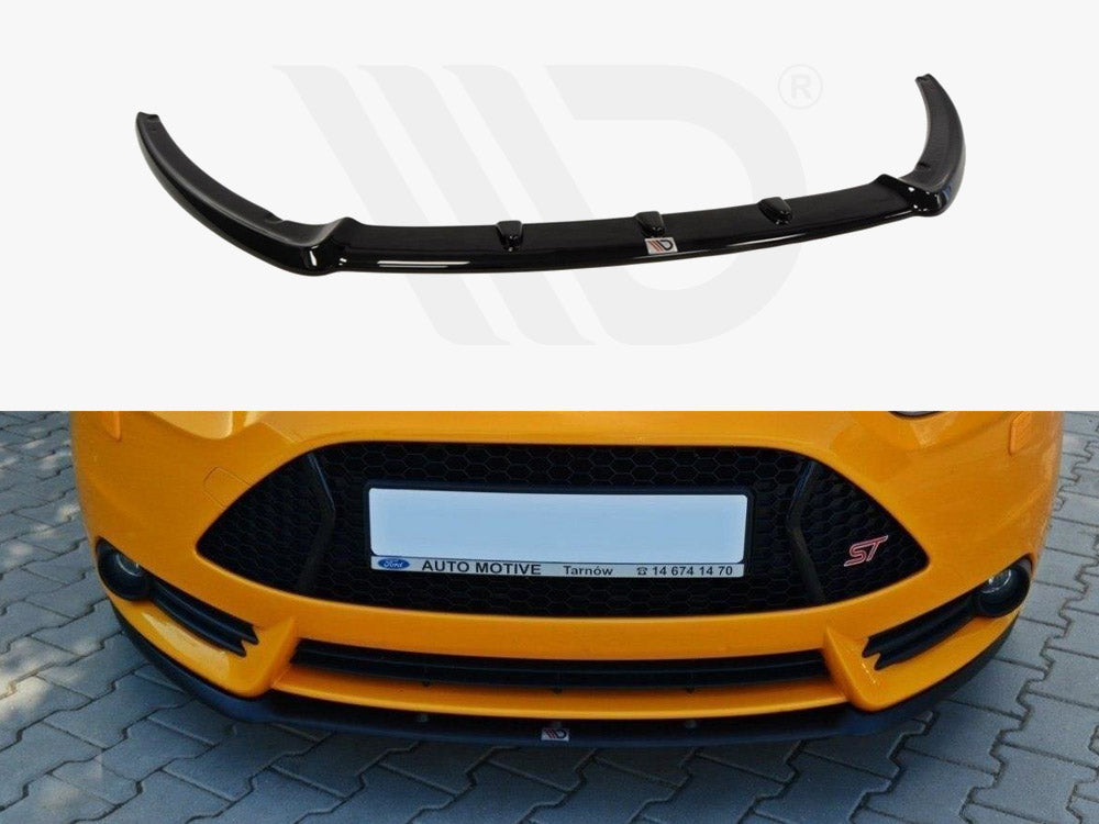 Maxton Design FO-FO-3-ST-CUPRA-FD1T Front Splitter Ford Focus MK3 (cupra) | Duco Car Parts UK Car Parts