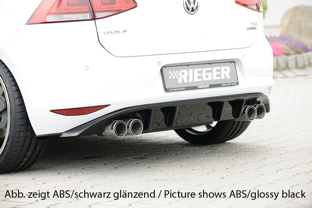 Rieger 00059558 VW Mk7 Golf Rear Diffuser (GTI Clubsport & GTI)