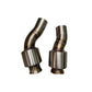 Active Autowerke BMW F87 LCI M2 Competition Resonator Pipes for Equal Length Mid Pipe