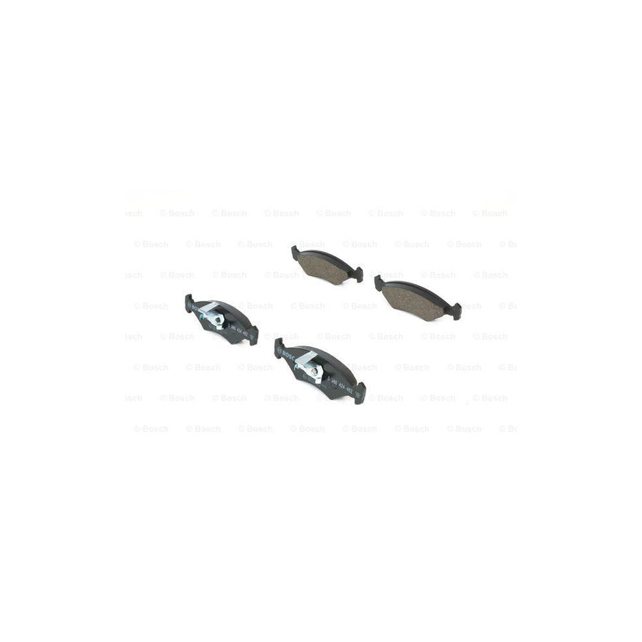 Bosch 0986424462 Brake Pad Set With Anti Squeak Plate With Piston Clip BP231