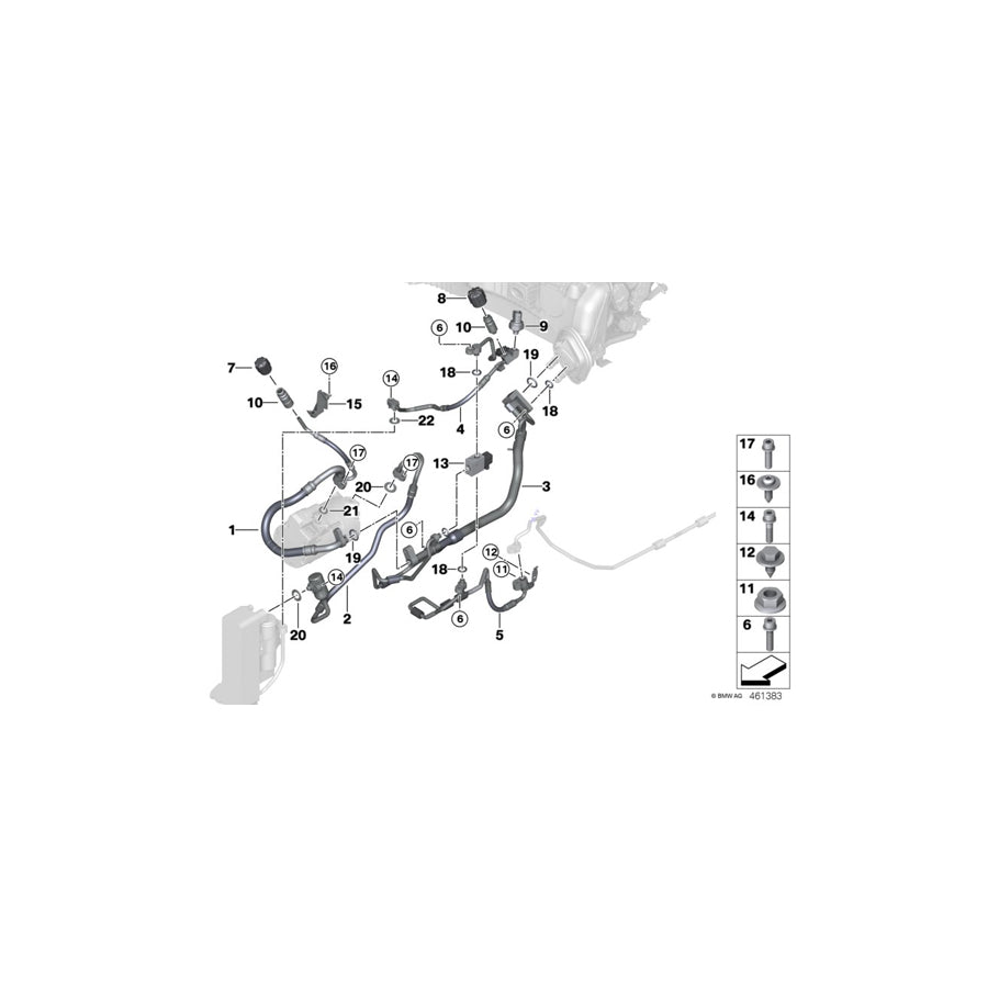 Genuine BMW 64539368339 F30 Coolant Pipe (Inc. 330e) | Duco Car Parts UK Car Parts