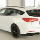 Rieger 00088243 Ford DEH Focus 4 Rear Diffuser for Twin Tailpipe Left & Right (Inc. Focus 4 ST) - Glossy Black
