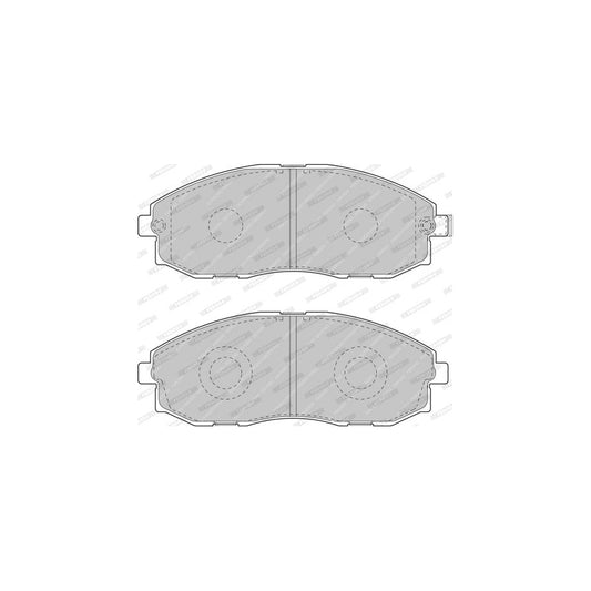 Ferodo Premier Eco Friction Fvr1498 Brake Pad Set With Acoustic Wear Warning Without Accessories