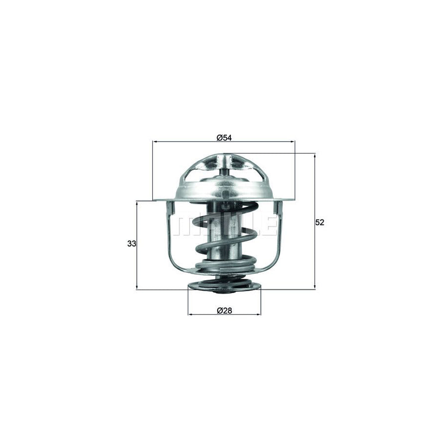 MAHLE ORIGINAL TX 198 88D Engine thermostat Opening Temperature: 88°C, with seal