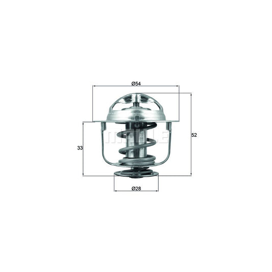 MAHLE ORIGINAL TX 198 88D Engine thermostat Opening Temperature: 88°C, with seal