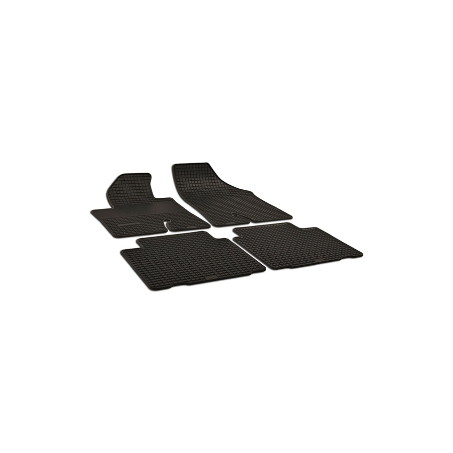 WALSER Tailored 50354 Floor mat set for HYUNDAI ix55 (EN) Elastomer, Front and Rear, Quantity: 4, Black