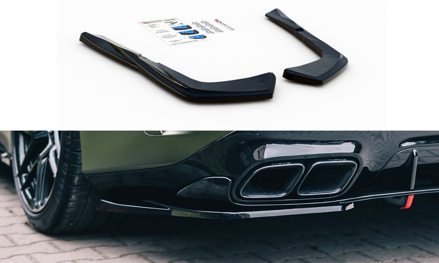 Maxton Design ME-GT-4D-AMG-RSD1T Rear Side Splitters Mercedes Benz AMG GT 63S 4-Door Coupe | Duco Car Parts UK Car Parts