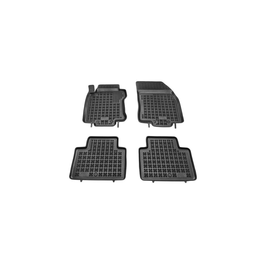 REZAW PLAST Tailored 201820 Floor mat set for NISSAN X-Trail (T32) Elastomer, Front and Rear, Quantity: 4, Black