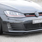 Rieger 00088099 VW Mk7 Golf Front Splitter (GTI & GTD) - Glossy Black