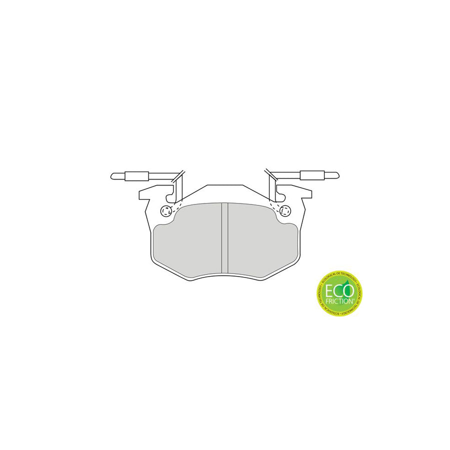 Ferodo Premier Eco Friction Fdb428B Brake Pad Set Incl Wear Warning Contact Without Accessories