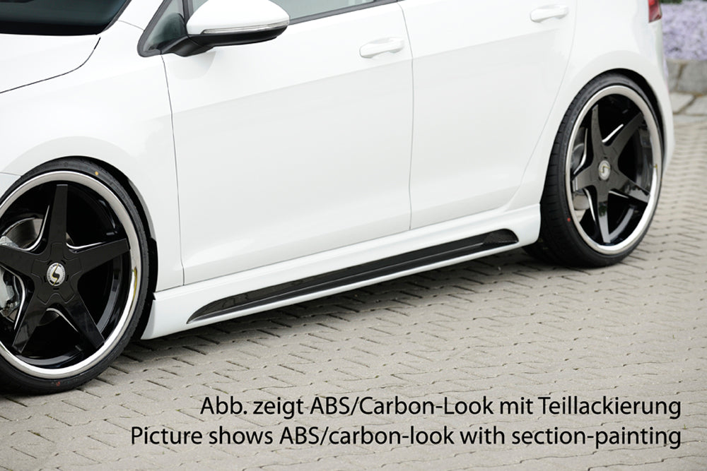 Rieger 00059556 VW R, GTI & GTD Right Side Skirt