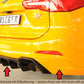 Rieger 00088243 Ford DEH Focus 4 Rear Diffuser for Twin Tailpipe Left & Right (Inc. Focus 4 ST) - Glossy Black