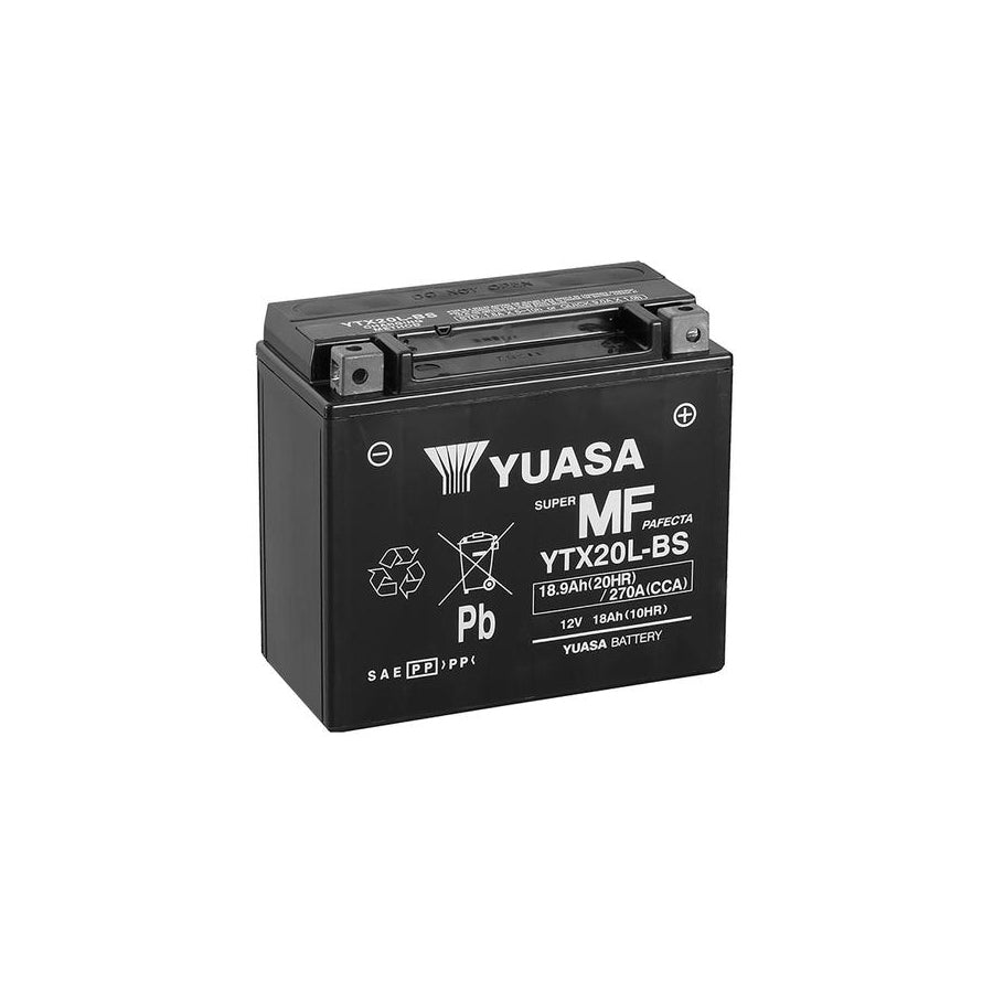 Yuasa YTX20L-BS 12v VRLA Motorbike & Motorcycle Battery