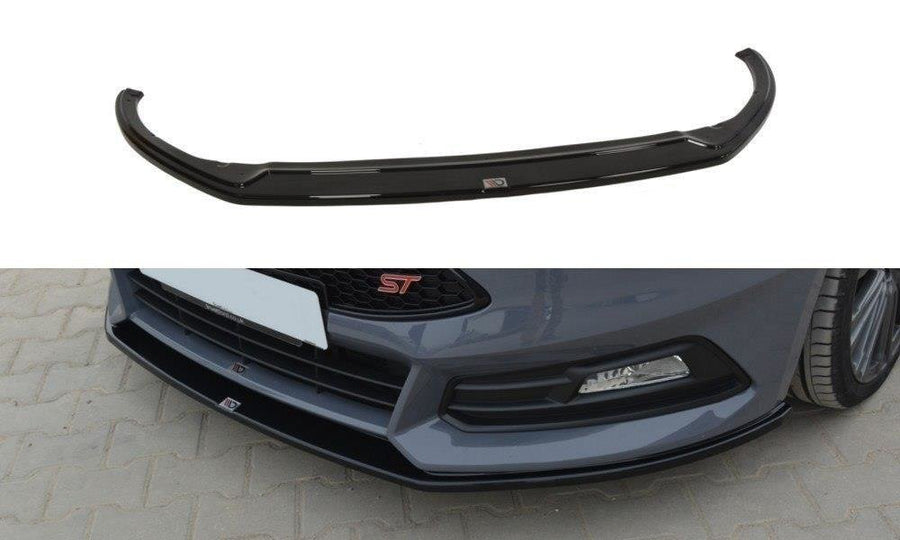 Maxton Design FO-FO-3F-ST-FD2T Front Splitter V.2 Ford Focus ST MK3 (Facelift) | Duco Car Parts UK Car Parts