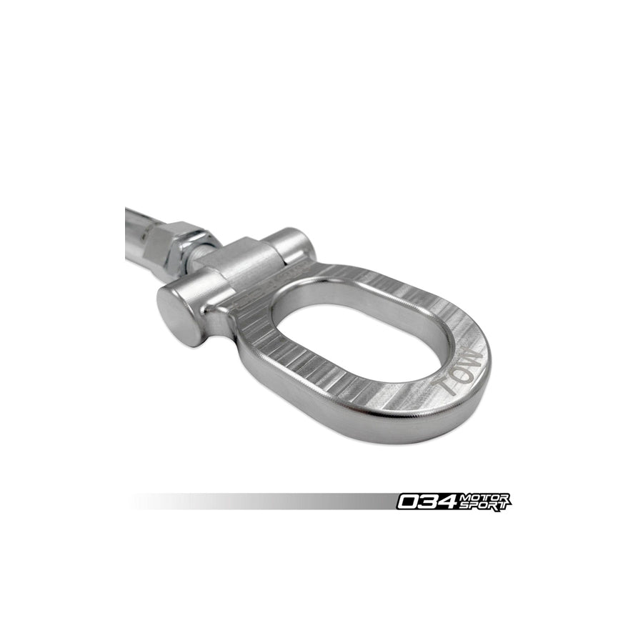 034MOTORSPORT STAINLESS STEEL TOW HOOK - 145MM FOR AUDI 8S/B8/B8.5