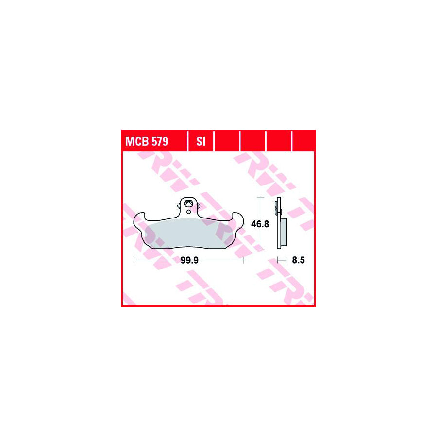 TRW Sinter Offroad Mcb579Si Brake Pad Set