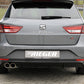 Rieger 00027020 SEAT 5F Leon FR Rear Diffuser for Twin Tailpipe Left -  Matte Black