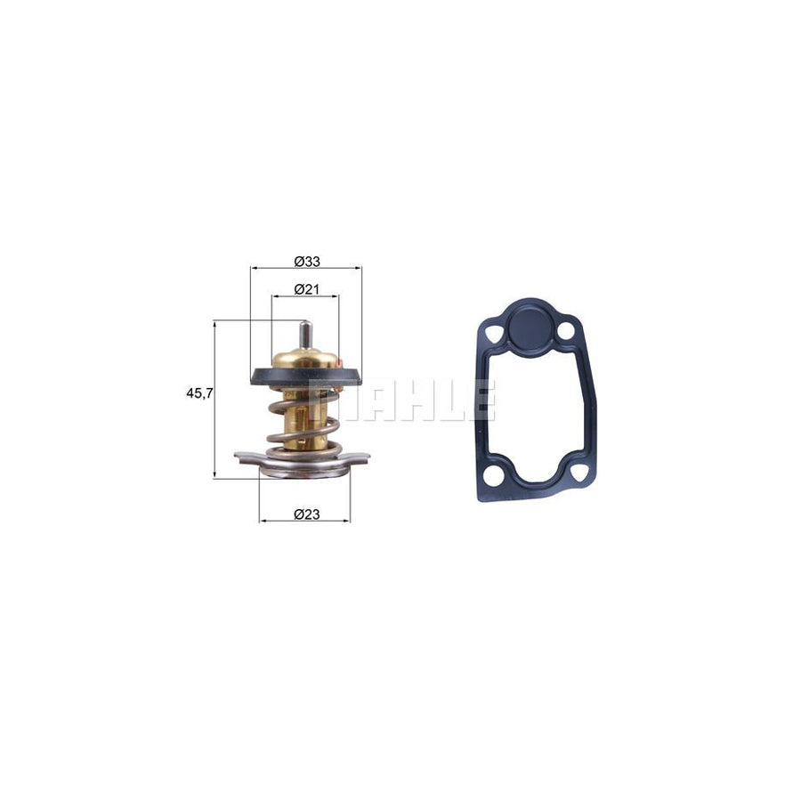 MAHLE ORIGINAL TX 266 79D Engine thermostat Opening Temperature: 79°C, with seal
