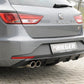 Rieger 00027020 SEAT 5F Leon FR Rear Diffuser for Twin Tailpipe Left -  Matte Black