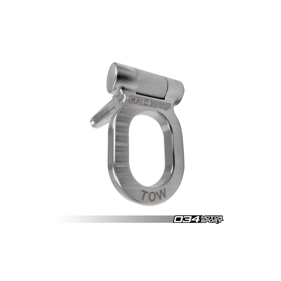 034MOTORSPORT STAINLESS STEEL TOW HOOK - 145MM FOR AUDI 8S/B8/B8.5