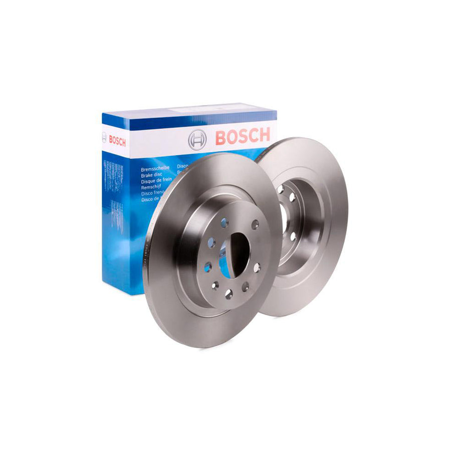 BOSCH 0 986 479 106 Brake Disc Solid Oiled with bolts screws