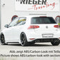 Rieger 00059556 VW R, GTI & GTD Right Side Skirt -  Matte Black