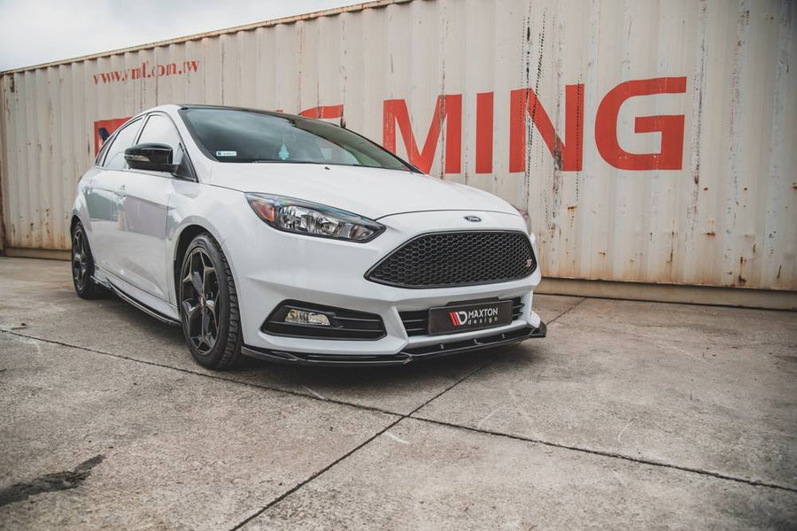 Maxton Design Ford Focus ST MK3 (Facelift) Front Splitter V.5