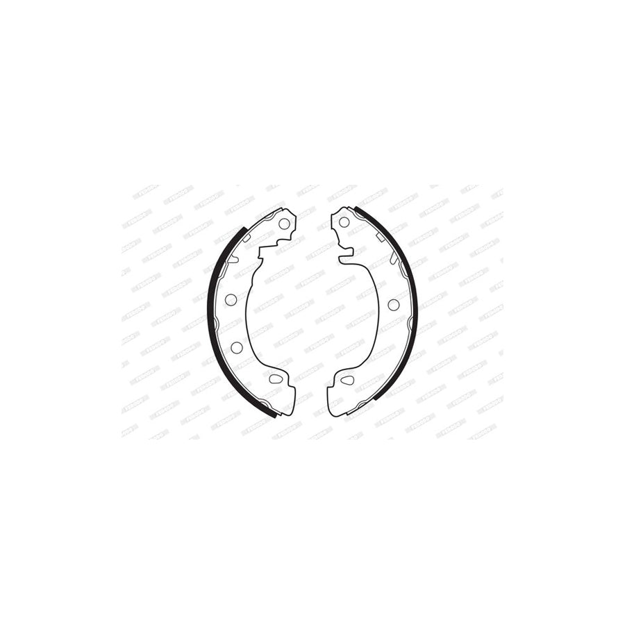 FERODO PREMIER FSB544 Brake Shoe Set for RENAULT MEGANE with accessories