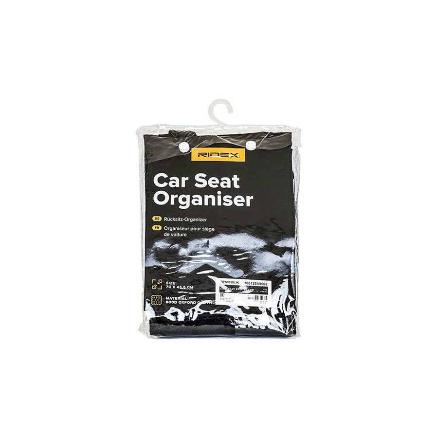 RIDEX 100122A0002 ?ar seat organiser Rear, 70*45, 600D Oxford