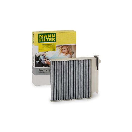 MANN-FILTER FP 1829 Pollen filter Activated Carbon Filter, Activated Carbon Filter with polyphenol, Particulate filter (PM 2.5), with antibacterial action, with fungicidal effect, FreciousPlus