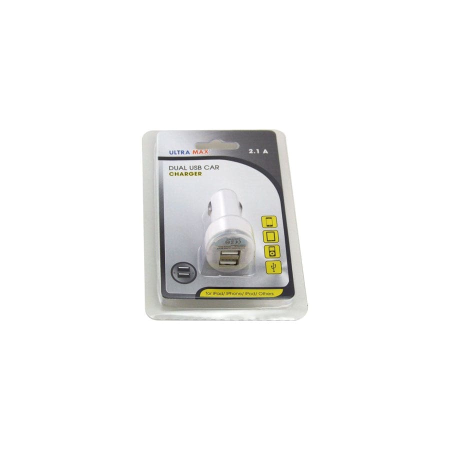 Ultramax Adaptor Single Pack Car 2.1A
