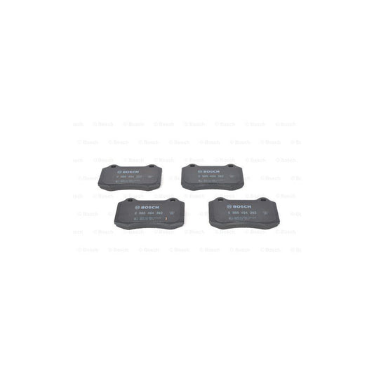 Bosch 0986494393 Brake Pad Set With Anti Squeak Plate With Mounting Manual BP1316