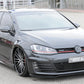 Rieger 00088099 VW Mk7 Golf Front Splitter (GTI & GTD) - Glossy Black